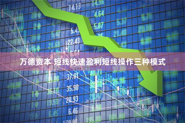 万德资本 短线快速盈利短线操作三种模式