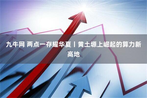 九牛网 两点一存耀华夏丨黄土塬上崛起的算力新高地